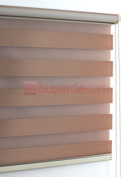 Açık Kahve Eko Zebra Perde NS1508