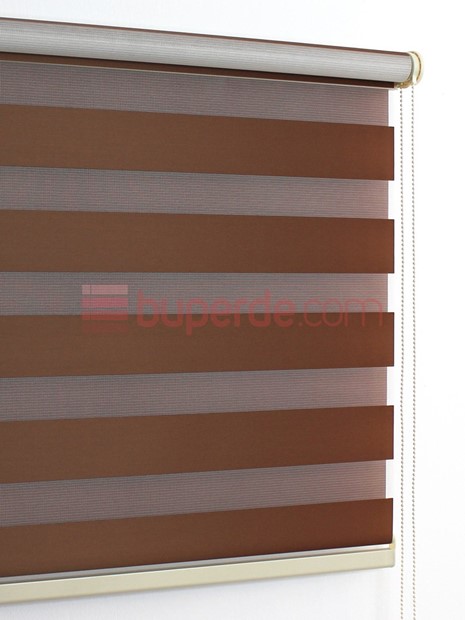 Kahve Eko Zebra Perde NS1509